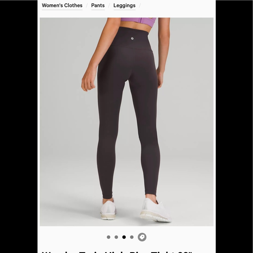 Size 12 Lululemon Wunder Train (Never worn)